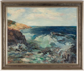 Attributed to George Renouard (American, 1885-1954) Seascape
